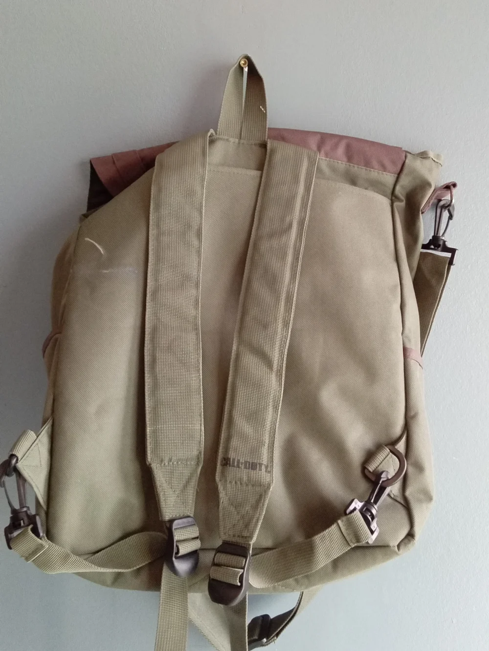 Call of Duty Canvas Backpack Messenger‎ Bag Olive Green Military Tactical Star